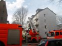 Dachgeschossbrand Koeln Muelheim Duennwalderstr  042